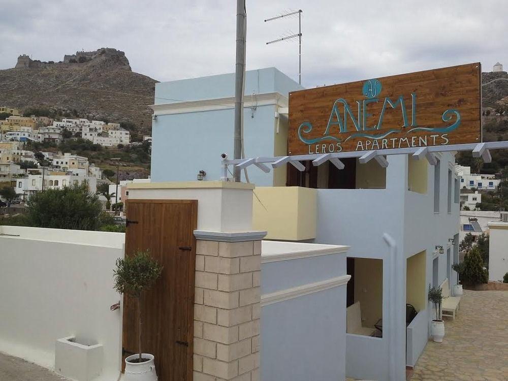 Anemi Leros Apartments Panteli Exteriér fotografie